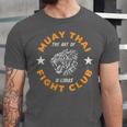 Muay Thai MMA Fight Tattoo Tiger Art Of 8 Limbs Kickboxing Unisex Jersey T-Shirt