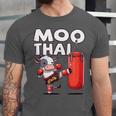 Muay Thai Moo Thai Thai Boxing For Youth Muay Thai Cow Unisex Jersey T-Shirt Muay Thai Moo Thai Thai Boxing For Youth Muay Thai Cow Unisex Jersey T-Shirt