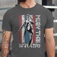 Muay Thai Shirt Thailand Flag Martial Arts Shirt Unisex Jersey T-Shirt