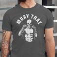 Muay Thai Skeleton Fighter MMA Club Coach Martial Arts Fight Unisex Jersey T-Shirt Muay Thai Skeleton Fighter MMA Club Coach Martial Arts Fight Unisex Jersey T-Shirt
