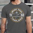Muay Thai Thailand Fighter Fighting Combat 1969 Thai Boxing Unisex Jersey T-Shirt