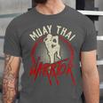 Muay Thai Warrior Fighter Boxing Martial Arts Hobby Unisex Jersey T-Shirt