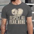Respect All Fear None Muay Thai Unisex Jersey T-Shirt Respect All Fear None Muay Thai Unisex Jersey T-Shirt