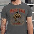 Retro Thailand Muay Thai Thai Boxing Fighter Art Unisex Jersey T-Shirt
