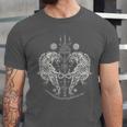 Sak Yant Thai Tattoo Twin Tiger For Muay Thai Fighter Boxing Unisex Jersey T-Shirt