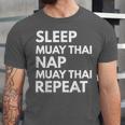 Sleep Nap Muay Thai Repeat Lover Martial Arts Unisex Jersey T-Shirt