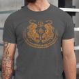 Twin Tiger Sak Yant Tattoo Muay Thai Thai Martial Arts Unisex Jersey T-Shirt
