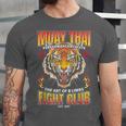 Vintage Muay Thai Twin Tiger Art Of 8 Limbs Unisex Jersey T-Shirt
