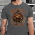 Weathered Muay Thai Fighter Thai Boxing Warrior Art Unisex Jersey T-Shirt