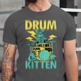 Women's Cute Drummer Cat Drum Kitten Unisex Jersey T-Shirt Women's Cute Drummer Cat Drum Kitten Unisex Jersey T-Shirt
