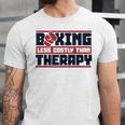 Boxing Less Costly Than Therapy Muay Thai Boxing Unisex Jersey T-Shirt