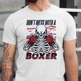 Don't Mess With A Boxer Kickboxer Fan Muay Thai Boxing Unisex Jersey T-Shirt