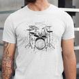 Drum Kit Raglan Baseball Tee Unisex Jersey T-Shirt Drum Kit Raglan Baseball Tee Unisex Jersey T-Shirt