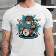 Drum Set Drumming Drummers Drum Kits Music Unisex Jersey T-Shirt Drum Set Drumming Drummers Drum Kits Music Unisex Jersey T-Shirt