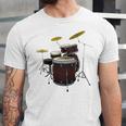 Drummer Drum Kit Premium Tri-Blend Unisex Jersey T-Shirt Drummer Drum Kit Premium Tri-Blend Unisex Jersey T-Shirt