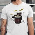 Drummer Drum Kit Raglan Baseball Tee Unisex Jersey T-Shirt Drummer Drum Kit Raglan Baseball Tee Unisex Jersey T-Shirt
