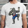 Gorilla Muay Thai Combat Sport Fighter Martial Arts 8 Limbs Raglan Baseball Tee Unisex Jersey T-Shirt Gorilla Muay Thai Combat Sport Fighter Martial Arts 8 Limbs Raglan Baseball Tee Unisex Jersey T-Shirt