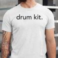 Minimalistic Drum Kit Minimal Raglan Baseball Tee Unisex Jersey T-Shirt