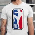 Muay Thai Fighter Retro Kickboxing MMA Training Unisex Jersey T-Shirt Muay Thai Fighter Retro Kickboxing MMA Training Unisex Jersey T-Shirt