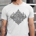 Sak Yant Muay Thai MMA Tattoo Twin Tiger Martial Art Boxing Unisex Jersey T-Shirt