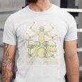 Vitruvian Drummer Drum Kit Music Lover Musician Men Raglan Baseball Tee Unisex Jersey T-Shirt Vitruvian Drummer Drum Kit Music Lover Musician Men Raglan Baseball Tee Unisex Jersey T-Shirt