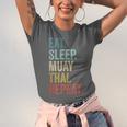 Eat Sleep Muay Thai Repeat Thai Boxing Unisex Jersey T-Shirt