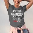 Fist Elbows Knees Shins Martial Arts Muay Thai Unisex Jersey T-Shirt