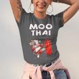 Moo Thai Muay Thai Cow Thai Boxing For Kids Muay Thai Unisex Jersey T-Shirt Moo Thai Muay Thai Cow Thai Boxing For Kids Muay Thai Unisex Jersey T-Shirt