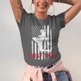 Muay Thai American Flag Fighter Patriotic Unisex Jersey T-Shirt