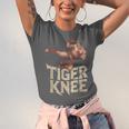 Muay Thai Fighter Tiger Knee Vintage Distressed Badge Unisex Jersey T-Shirt Muay Thai Fighter Tiger Knee Vintage Distressed Badge Unisex Jersey T-Shirt