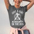 Muay Thai Girls Just a Girl Who Kicks You In The Ass Unisex Jersey T-Shirt Muay Thai Girls Just a Girl Who Kicks You In The Ass Unisex Jersey T-Shirt