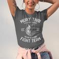 Muay Thai Wolf Fight Team Nak Muay Kickboxing Unisex Jersey T-Shirt