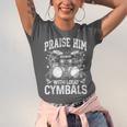 Praise Him With Loud Cymbals Psalm 150-5 Vintage Drum Kit Unisex Jersey T-Shirt Praise Him With Loud Cymbals Psalm 150-5 Vintage Drum Kit Unisex Jersey T-Shirt