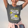 Punch Hard Eat Tacos Professional Boxer Muay Thai Boxing Unisex Jersey T-Shirt Punch Hard Eat Tacos Professional Boxer Muay Thai Boxing Unisex Jersey T-Shirt