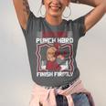Punch Hard Finish Firmly Kickboxer Fan Muay Thai Boxing Unisex Jersey T-Shirt Punch Hard Finish Firmly Kickboxer Fan Muay Thai Boxing Unisex Jersey T-Shirt