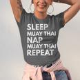 Sleep Nap Muay Thai Repeat Lover Martial Arts Unisex Jersey T-Shirt