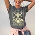 Vitruvian Drummer Drum Kit Music Lover Musician Men Unisex Jersey T-Shirt