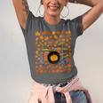 Women's Drum Kit With Leaves Fall Drummer Autumn Musician Unisex Jersey T-Shirt