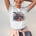 Drum Kit With American Flag Graphic For Musicians Unisex Jersey T-Shirt Drum Kit With American Flag Graphic For Musicians Unisex Jersey T-Shirt