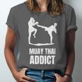 Addicted To Muay Thai Graphic Shirt Unisex Jersey T-Shirt Addicted To Muay Thai Graphic Shirt Unisex Jersey T-Shirt