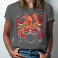 Animal Octopus Musician Drum Kit Octopus Drummer Unisex Jersey T-Shirt Animal Octopus Musician Drum Kit Octopus Drummer Unisex Jersey T-Shirt