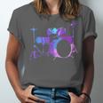 Cool Drum Kit Percussion Vintage Retro Drummer Costume Unisex Jersey T-Shirt Cool Drum Kit Percussion Vintage Retro Drummer Costume Unisex Jersey T-Shirt