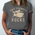 Dieser Opa Rockt Trommzeuger Drummer Musik Drum Kit Unisex Jersey T-Shirt