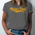 Distressed Muay Thai Kickboxing MMA BJJ Thailand T-Shirt Unisex Jersey T-Shirt