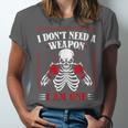 I Don't Need Weapon I Am One Muay Thai Kickboxer Fan Boxing Unisex Jersey T-Shirt I Don't Need Weapon I Am One Muay Thai Kickboxer Fan Boxing Unisex Jersey T-Shirt