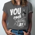 Drum Kit Drummer 81 Years 81st Birthday Men Women Unisex Jersey T-Shirt Drum Kit Drummer 81 Years 81st Birthday Men Women Unisex Jersey T-Shirt