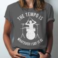 Drum Kit Graphic For a Drummer With Percussion Instruments Unisex Jersey T-Shirt