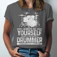 Drummer Drum Kit Saying Drummer Unisex Jersey T-Shirt Drummer Drum Kit Saying Drummer Unisex Jersey T-Shirt