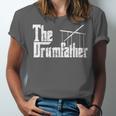 Drummer Humor The Drumfather Drum Kit Unisex Jersey T-Shirt Drummer Humor The Drumfather Drum Kit Unisex Jersey T-Shirt
