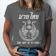 Muay Thai The Art Of 8 Limbs Martial Art Sak Yant Twin Tiger Unisex Jersey T-Shirt
